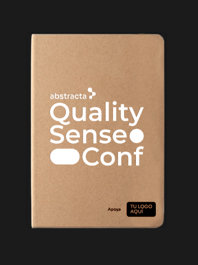 Cuaderno reciclado con identidad del evento