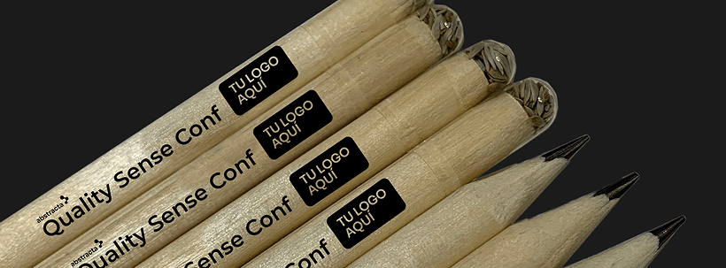 Lápices plantables con el logo de tu marca