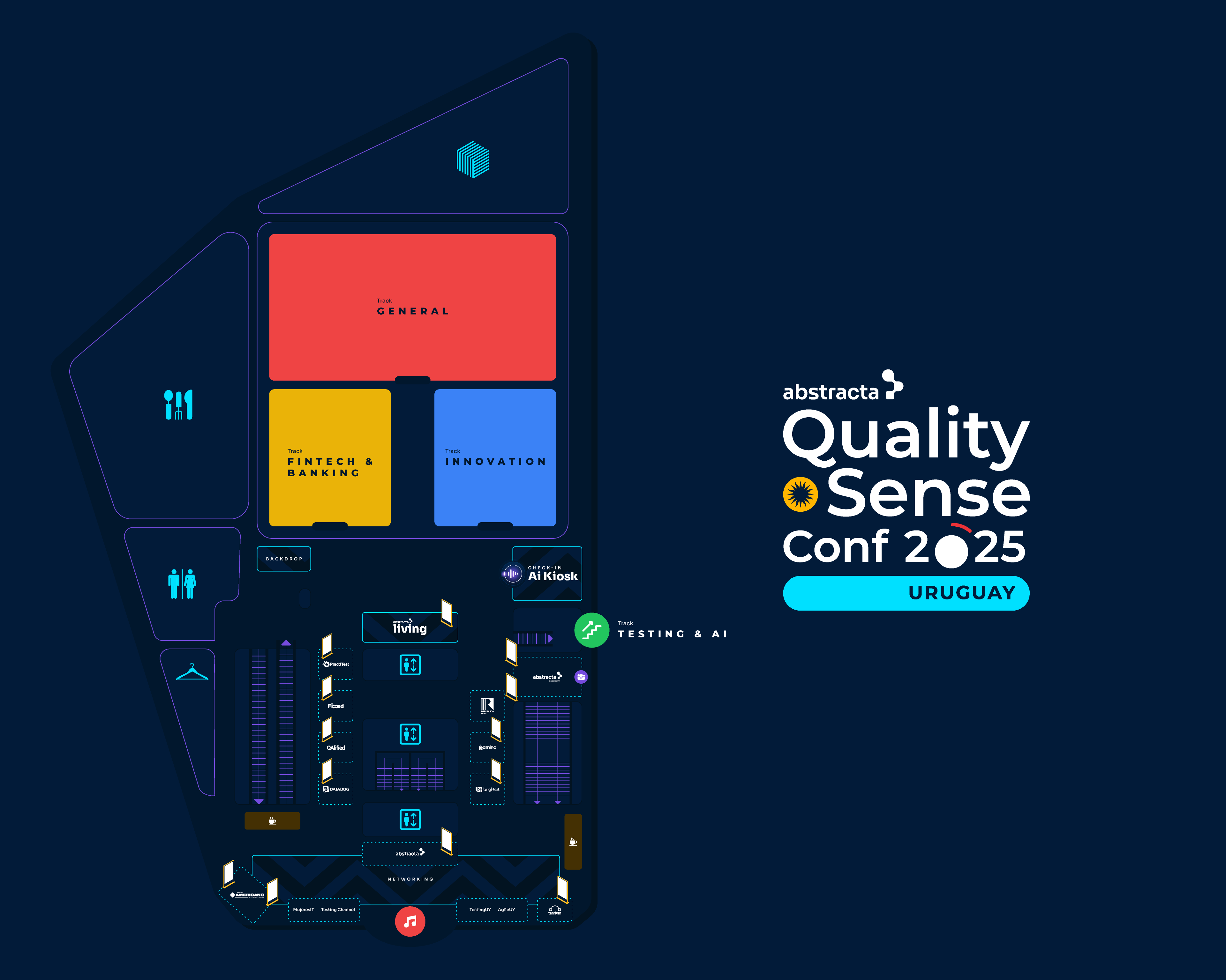 Mapa interactivo del venue - Imagen de respaldo