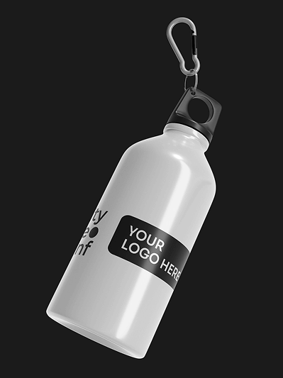 Eco-friendly bottle with sponsor branding